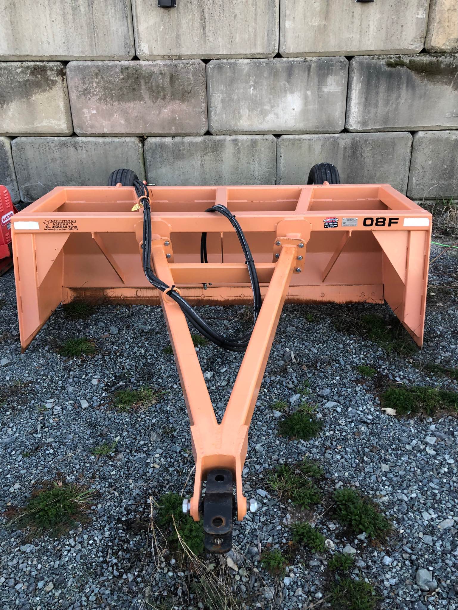 Heavy Duty 8ft Box Scraper/Land Leveler Machine Bluebook