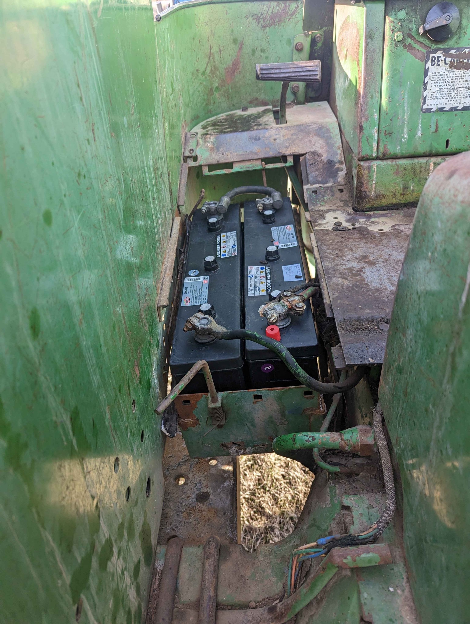 Tractor runs good. New batteries loader needs work hydraulic leaks and