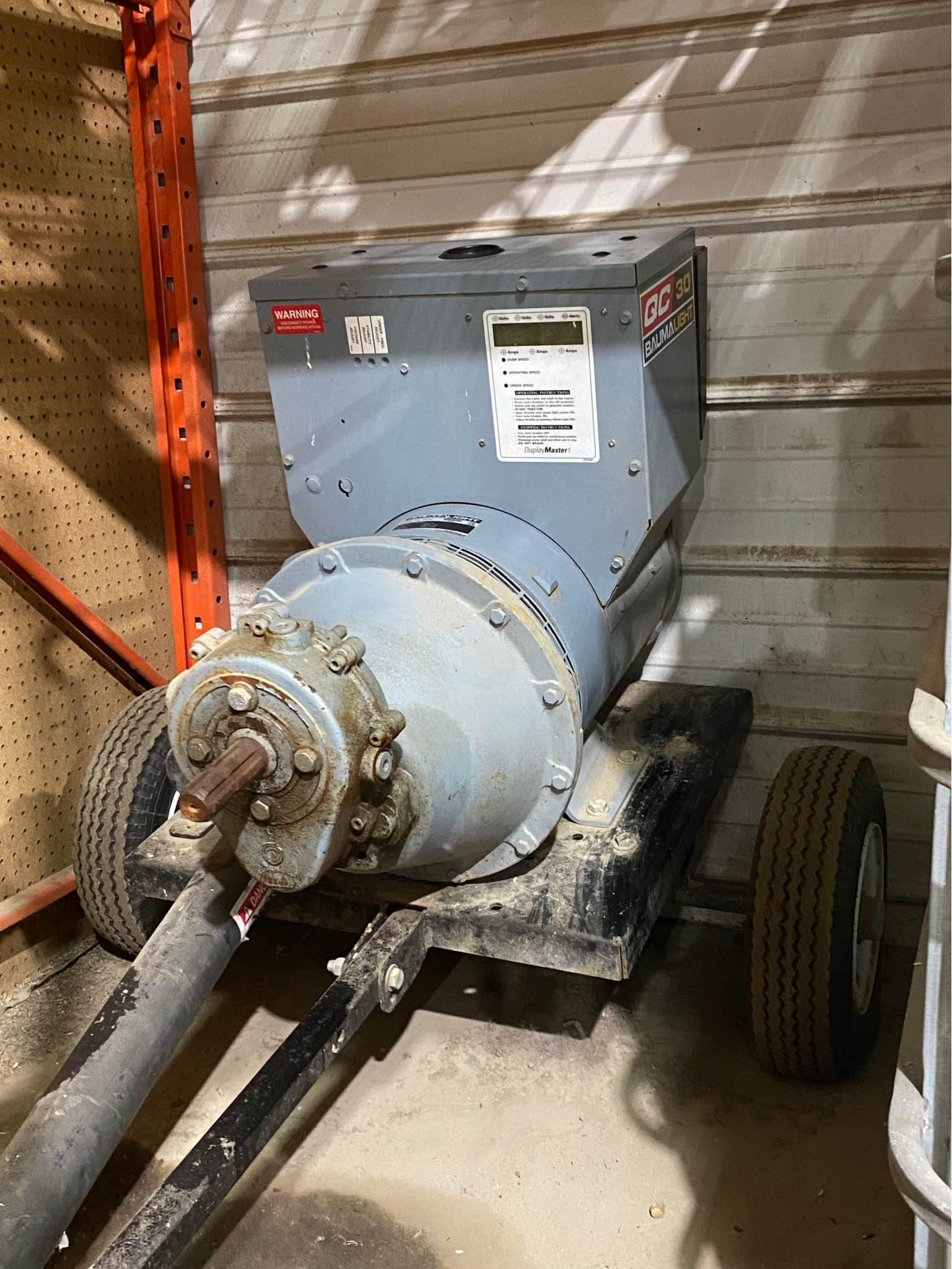 Lightly used PTO driven generator Hitch attached. In Canora Text/call